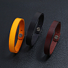 1Pc Punk Retro Ethnic Style Handmade Leather Bracelet Couple Literary Hand Strap Men BJEW-CL0001-02C-5