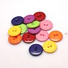 Two-Hole Plastic Buttons X-BUTT-J036-34L-M-1