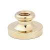 Golden Tone Crown Initial Wax Seal Brass Stamp Heads AJEW-A065-01O-2