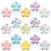 40Pcs 5 Colors Opaque Acrylic Beads OACR-FS0002-84-2