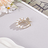 1Pc Alloy Rhinestone Brooches JEWB-LP0004-12-1