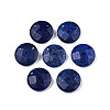 Natural Dyed Lapis Lazuli Connector Charms G-N326-149C-2
