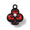 Spray Painted Alloy Pendants PALLOY-S038-08B-1