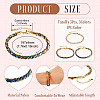 3Pcs 3 Colors 4MM Braided Nylon Cord Bracelets FIND-TA0009-40A-4