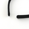 Plain Headwear Hair Accessories Plastic Hair Band Findings OHAR-S188-01-2