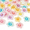 30Pcs 6 Colors Transparent Resin Cabochons RESI-TA0004-45-3