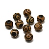 Tibetan Style 3-Eye dZi Beads G-Z020-03B-10-1