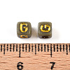 Plating Acrylic Beads OACR-N140-01G-G-3