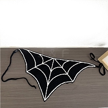 Triangle Spider Web Pattern Cloth Hair Kerchief PW-WG955E2-01