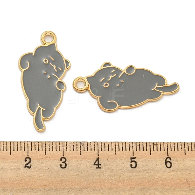Alloy Enamel Pendants ENAM-H044-01G-02-1