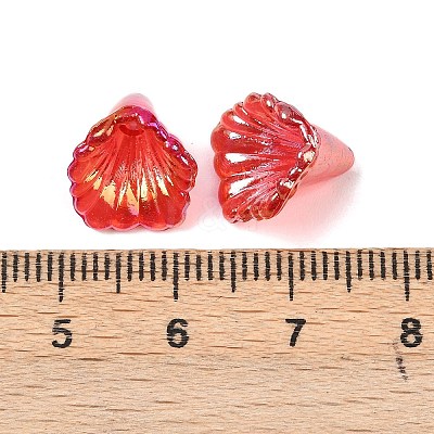 Transparent Acrylic Bead Caps OACR-G054-03B-1