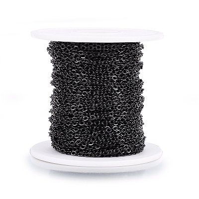 Handmade 304 Stainless Steel Cable Chains STAS-P213-03B-02-1