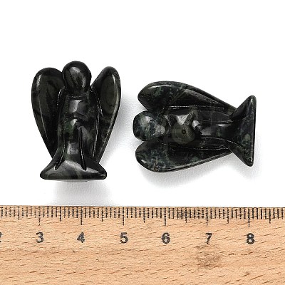 Natural Rhyolite Jasper Gemstone Carved Angle Figurines GG-CBA8396-A12-1