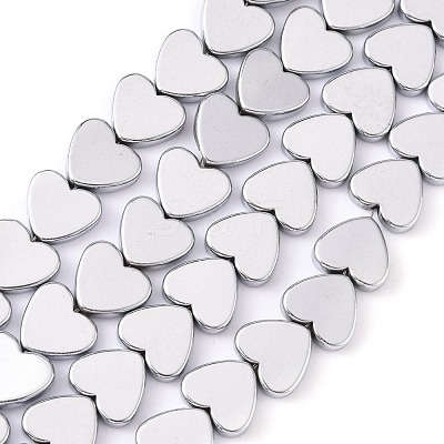 Non-magnetic Synthetic Hematite Beads Strands G-Q883-8x8mm-6-1