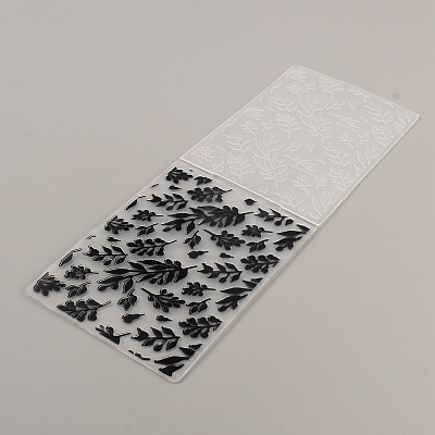 Plastic Embossing Folders DIY-WH0304-617B-1