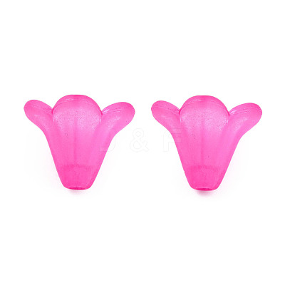 Frosted Acrylic Beads PL692-3-1