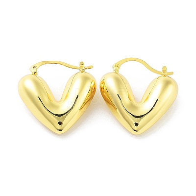 Real 18K Gold Plated Brass Hoop Earrings X-KK-R150-01C-1