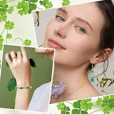 Saint Patrick's Day Acrylic/ABS Plastic Imitation Pearl OACR-SP0001-66B-02-1