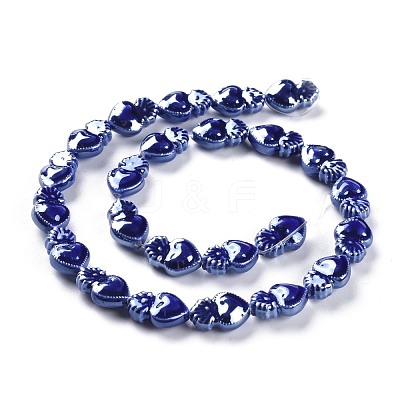 Glazed Porcelain Beads PORC-M003-09J-1