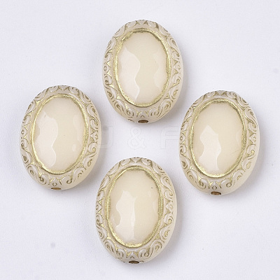 Plating Acrylic Beads X-PACR-T008-06E-1