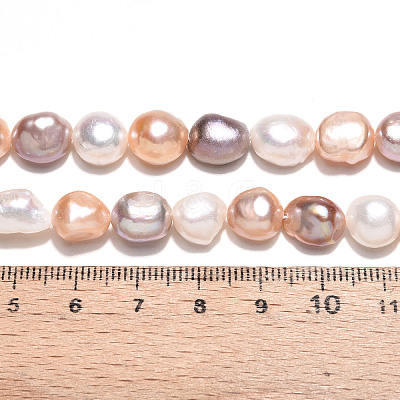 Natural Cultured Freshwater Pearl Beads Strands PEAR-N014-09A-1