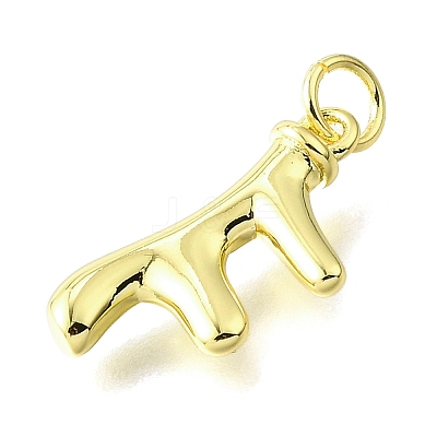 Brass Pendants KK-V007-35G-1