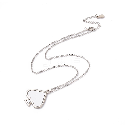 Sublimation Blank Aluminum Pendant Necklace LS-NJEW-E020-02P-01-1