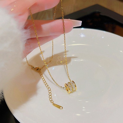 Stainless Steel Cable Chain Necklaces FS-WG30730-58-1