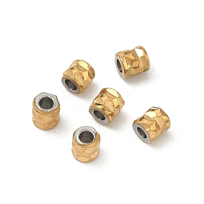 304 Stainless Steel Beads STAS-P448-06G-G-1