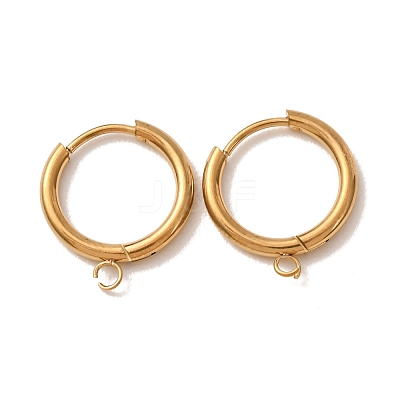 201 Stainless Steel Hoop Earring Findings SA-CBA9743-02G-A-1
