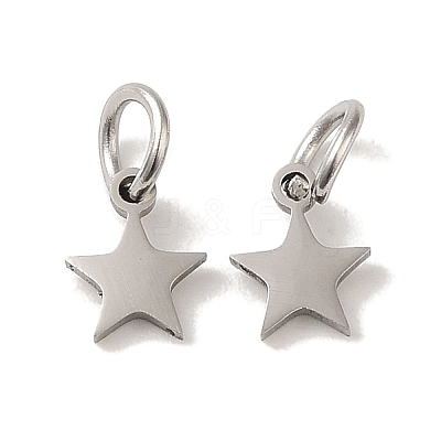 Non-Tarnish 201 Stainless Steel Charms STAS-E217-25A-P-1