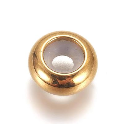 PVD Vacuum Plating 304 Stainless Steel Beads STAS-L222-41B-G-1