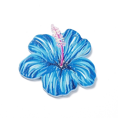 Double-sided Printed Opaque Acrylic Pendants MACR-F075-02B-1