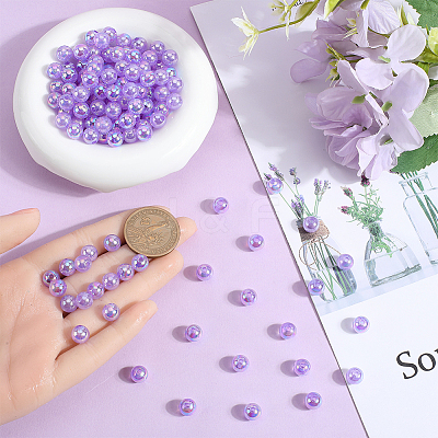 Transparent Acrylic Beads MACR-SP0001-28B-02-1
