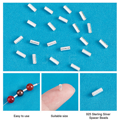 20Pcs 925 Sterling Silver Spacer Beads FIND-PH0006-98-1