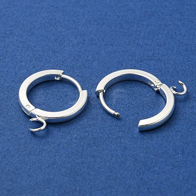 201 Stainless Steel Huggie Hoop Earrings Findings STAS-A167-01G-S-1