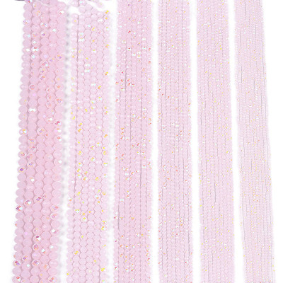 Electroplate Glass Beads Strands EGLA-A044-J6mm-L02-1