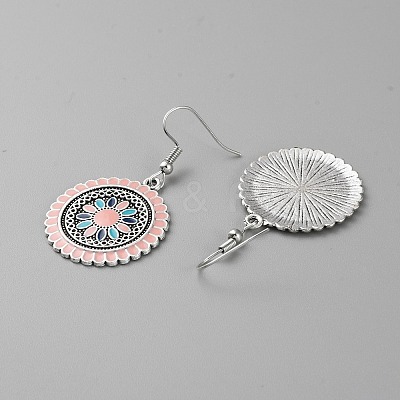 Alloy Enamel Dangle Earring for Women EJEW-TAC0017-14AS-03-1