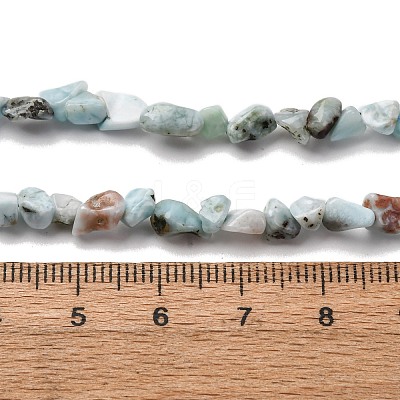Natural Larimar Beads Strands G-I389-A18-1