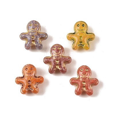 Baking Paint Glass Beads DGLA-G004-01P-1