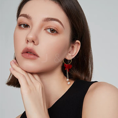 400Pcs 8 Colors Iron Hoop Earrings IFIN-FH0001-72A-1