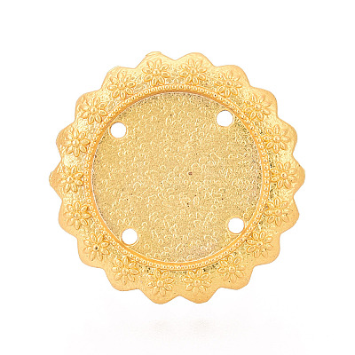 Adjustable Alloy & Iron Bezel Cup Ring Base with Rotatable Tray MAK-T012-13G-1