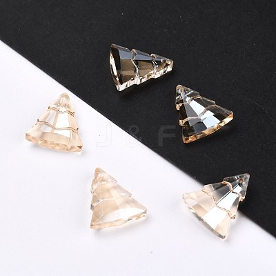 Glass Rhinestone Pendants RGLA-O002-A01-001GS-1