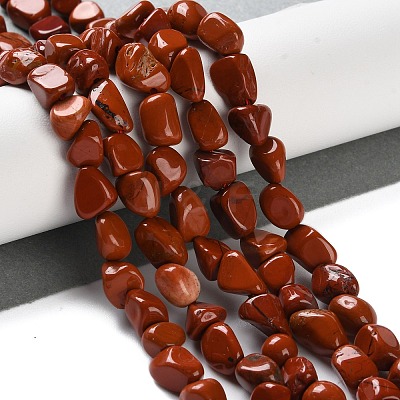 Natural Red Jasper Beads Strands LS-G-P497-01C-54-1