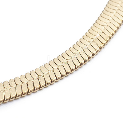 Unisex 304 Stainless Steel Herringbone Chains Necklaces NJEW-L173-011-G-1