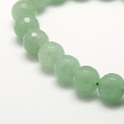Natural Green Aventurine Beads Strands G-M037-10mm-01-1