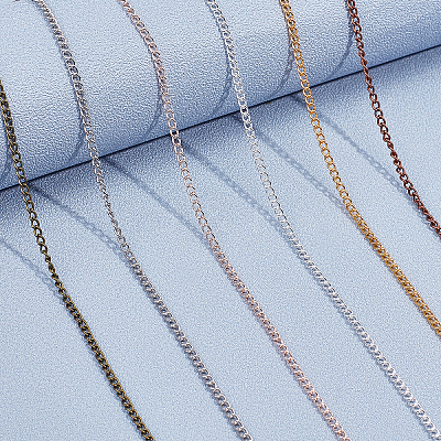 6Colors Unwelded Iron Twisted Chains CH-AR0001-03-1