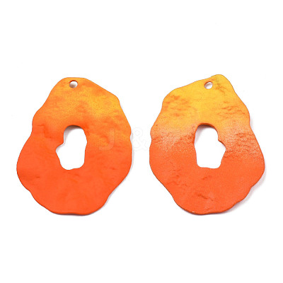 Spray Painted Iron Pendants IFIN-N008-030C-1