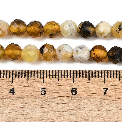 Natural Yellow Opal Beads Strands G-RM2025-A35-6mm-1