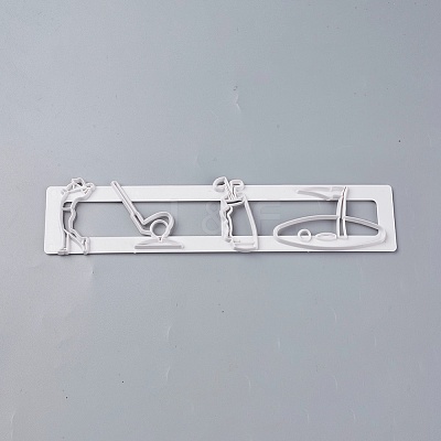Food Grade Plastic Cookie Cutters LS-DIY-L020-21-1